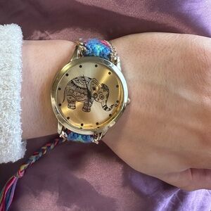 Cute Elephant Boho Watch 🐘🌈